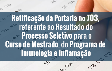 processo seletivo mestrado retificacao