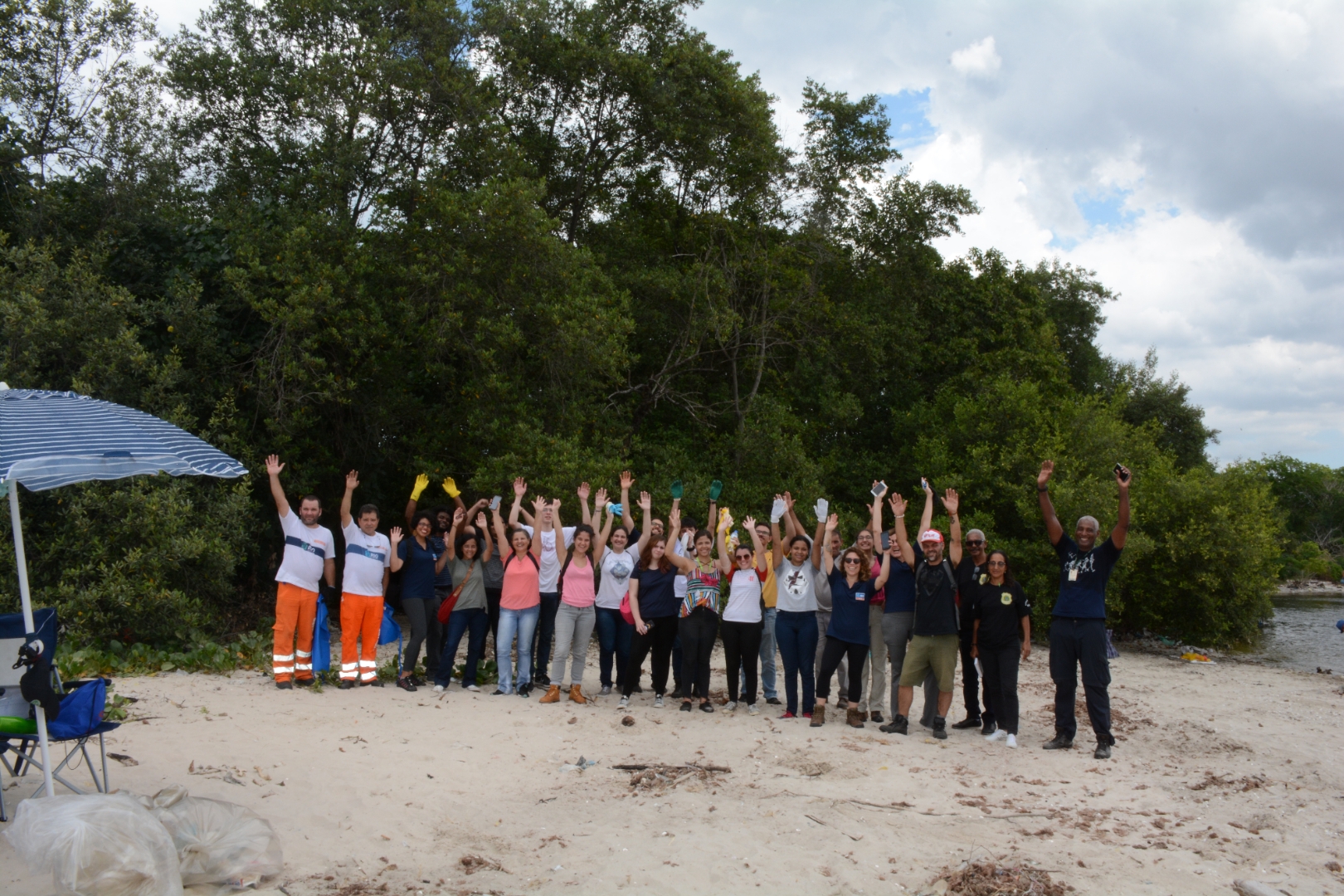 Equipe participante Apos limpeza IMPG Pref Universitária e Comlurb