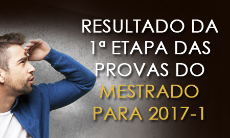 resultado primeira etapa mestrado