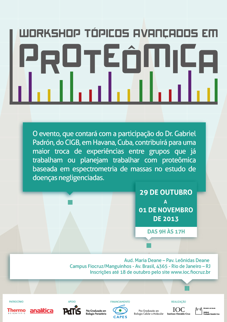 cartaz workshop proteomica