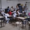 Alunos de pós- graduação do instituto de Microbiologia visitam a Escola Municipal Tenente Antônio João para falar sobre a microbiologia no dia a dia, dentro da disciplina tópicos especiais de divulgação cientifica