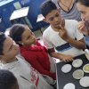 Alunos de pós- graduação do instituto de Microbiologia visitam a Escola Municipal Tenente Antônio João para falar sobre a microbiologia no dia a dia, dentro da disciplina tópicos especiais de divulgação cientifica